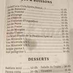 Menu La Passione Beni Mellal June 2023 571011